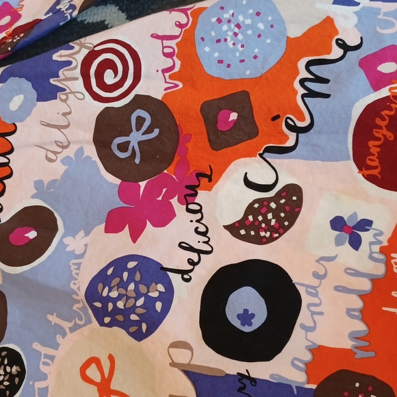 Kate Spade Skirt The Rules Grafitti Food Dress Girl's 10 - Picture 6 of 14